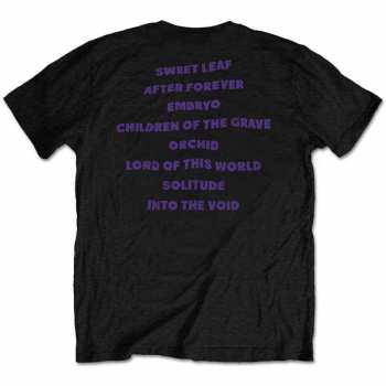 Merce Black Sabbath: Tričko Masters Of Reality Album  S