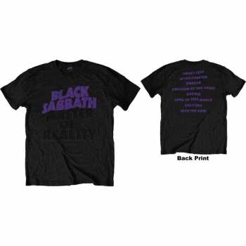 Merce Black Sabbath: Tričko Masters Of Reality Album  S