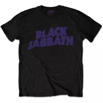 Maglietta Wavy Logo Black Sabbath Vintage 