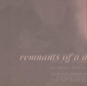 CD black tape for a blue girl: Remnants Of A Deeper Purity