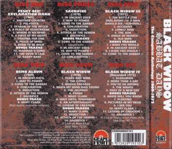 6CD/Set di cofanetti Black Widow: Sabbat Days (The Complete Anthology 1969-1972)