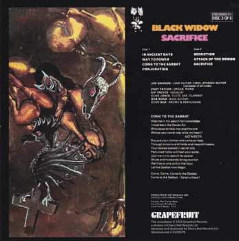6CD/Set di cofanetti Black Widow: Sabbat Days (The Complete Anthology 1969-1972)