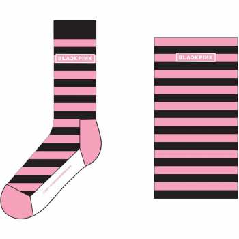 Merch BLACKPINK: Calzini alla caviglia Stripes & Logo Blackpink