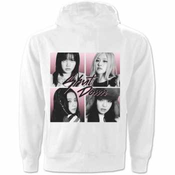 Merce BLACKPINK: Blackpink Unisex Pullover Hoodie: Shut Down Photo Grid (back Print) (small) S
