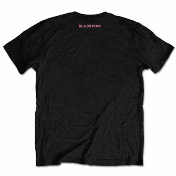 Merce BLACKPINK: Blackpink Unisex T-shirt: Born Pink (back Print) (small) S