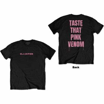 Merce BLACKPINK: Blackpink Unisex T-shirt: Taste That (back Print) (small) S