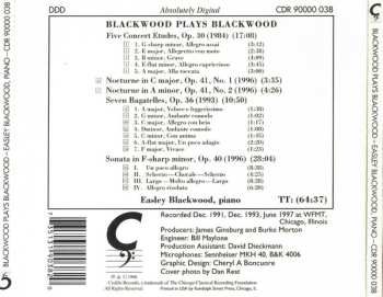 CD Easley Blackwood: Easley Blackwood Performs His Own Recent Piano Compositions