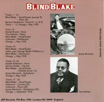 5CD/Set di cofanetti Blind Blake: All The Published Sides
