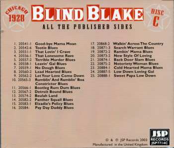 5CD/Set di cofanetti Blind Blake: All The Published Sides