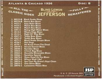 4CD/Set di cofanetti Blind Lemon Jefferson: The Complete 94 Classic Sides Remastered