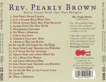 CD Blind Pearly Brown: You're Gonna Need That Pure Religion 