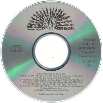 CD Blind Willie Johnson: Praise God I'm Satisfied