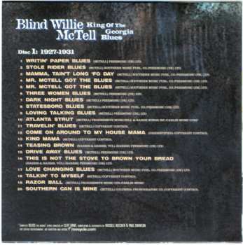 6CD/Set di cofanetti Blind Willie McTell: King Of The Georgia Blues