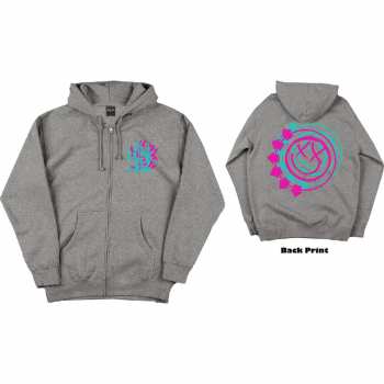 Merce Blink-182: Mikina Se Zipem Double Six Arrow Smiley  XL