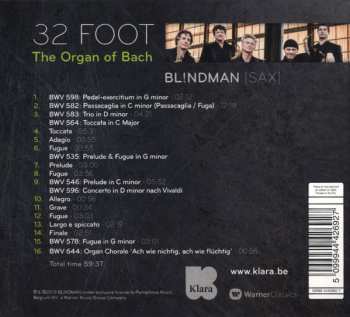 CD Bl!ndman: 32 Foot The Organ Of Bach