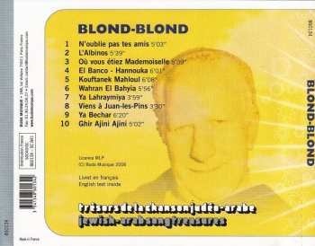 CD Blond-Blond: Trésors De La Chanson Judéo-arabe