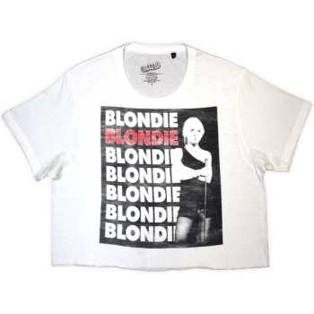 Merch Blondie: Donne Crop Top Stacked Logo Blondie