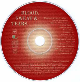 CD Blood, Sweat And Tears: Blood, Sweat & Tears