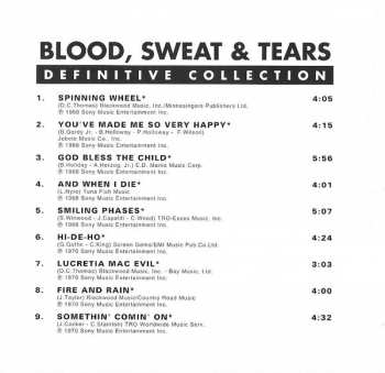 CD Blood, Sweat And Tears: Definitive Collection