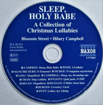 CD The Blossom Street Singers: Sleep, Holy Babe (A Collection Of Christmas Lullabies)