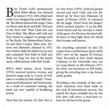 CD Blue Öyster Cult: Born To Be Wild (New York Broadcast 1977)