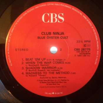 LP Blue Öyster Cult: Club Ninja