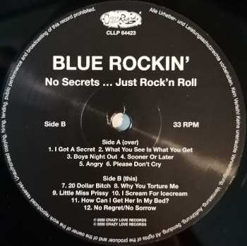 LP Blue Rockin': No Secrets...Just Rock'N Roll