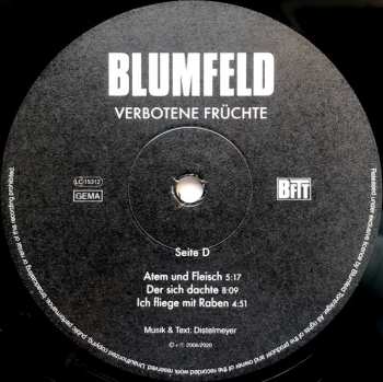 2LP Blumfeld: Verbotene Früchte
