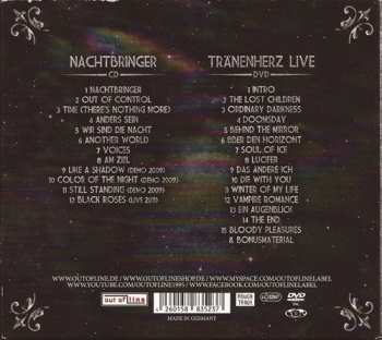 CD/DVD Blutengel: Nachtbringer & Tränenherz Live DLX