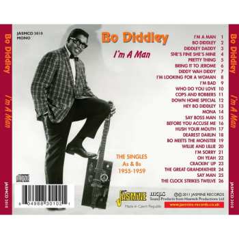 CD Bo Diddley: I'm A Man - The Singles As & Bs 1955-1959