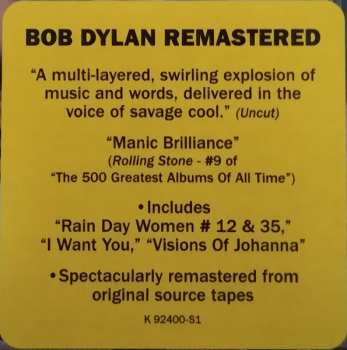 CD Bob Dylan: Blonde On Blonde