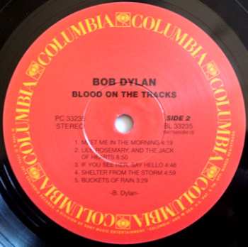 LP Bob Dylan: Blood On The Tracks