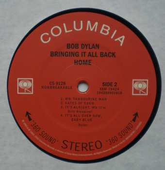 LP Bob Dylan: Bringing It All Back Home