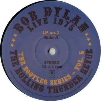 3LP/Set di cofanetti Bob Dylan: Live 1975 (The Rolling Thunder Revue)