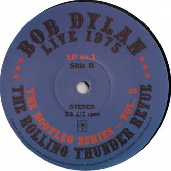 3LP/Set di cofanetti Bob Dylan: Live 1975 (The Rolling Thunder Revue)