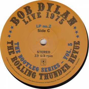 3LP/Set di cofanetti Bob Dylan: Live 1975 (The Rolling Thunder Revue)
