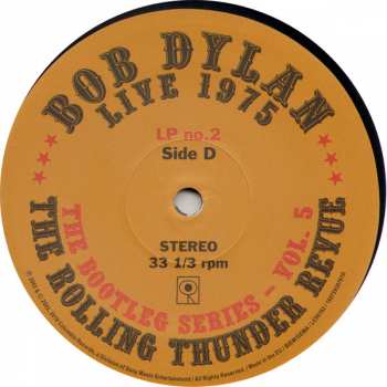 3LP/Set di cofanetti Bob Dylan: Live 1975 (The Rolling Thunder Revue)