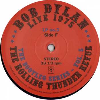 3LP/Set di cofanetti Bob Dylan: Live 1975 (The Rolling Thunder Revue)