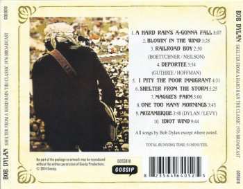 CD Bob Dylan: Shelter From A Hard Rain The Classic 1976 Broadcast