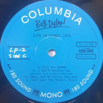 2LP Bob Dylan: Live In Sydney 1966 LTD