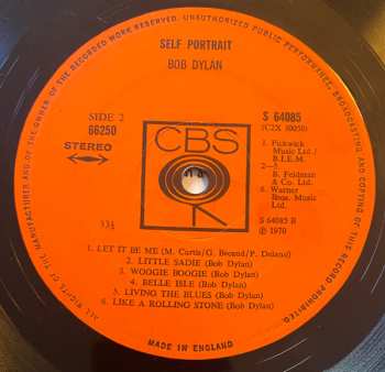 2LP Bob Dylan: Self Portrait