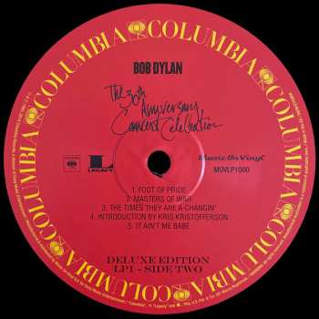 4LP/Set di cofanetti Bob Dylan: Bob Dylan - The 30th Anniversary Concert Celebration DLX