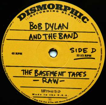 3LP/2CD/Set di cofanetti The Band: The Basement Tapes Raw (The Bootleg Series Vol. 11)