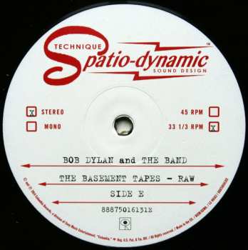 3LP/2CD/Set di cofanetti The Band: The Basement Tapes Raw (The Bootleg Series Vol. 11)