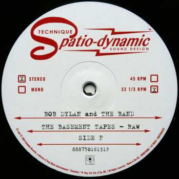 3LP/2CD/Set di cofanetti The Band: The Basement Tapes Raw (The Bootleg Series Vol. 11)