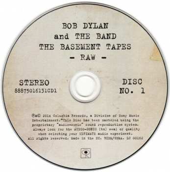 3LP/2CD/Set di cofanetti The Band: The Basement Tapes Raw (The Bootleg Series Vol. 11)
