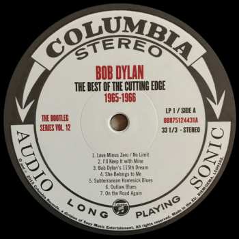 3LP/2CD/Set di cofanetti Bob Dylan: The Best Of The Cutting Edge 1965-1966