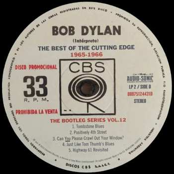 3LP/2CD/Set di cofanetti Bob Dylan: The Best Of The Cutting Edge 1965-1966