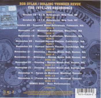 14CD/Set di cofanetti Bob Dylan: The Rolling Thunder Revue (The 1975 Live Recordings)