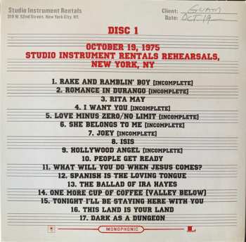 14CD/Set di cofanetti Bob Dylan: The Rolling Thunder Revue (The 1975 Live Recordings)